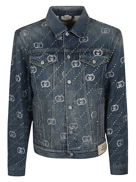 jacket denim gucci|gucci denim jacket price.